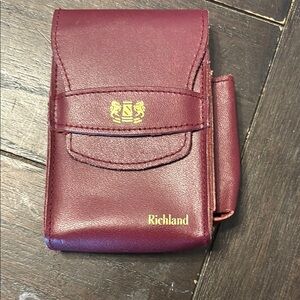 Richland Burgundy Leather Phone Holster